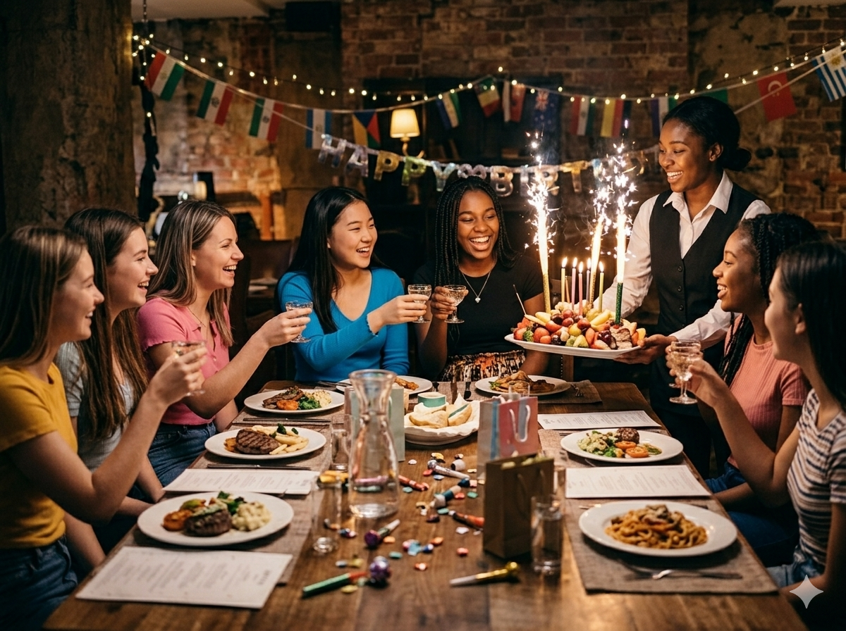 Guests celebrating